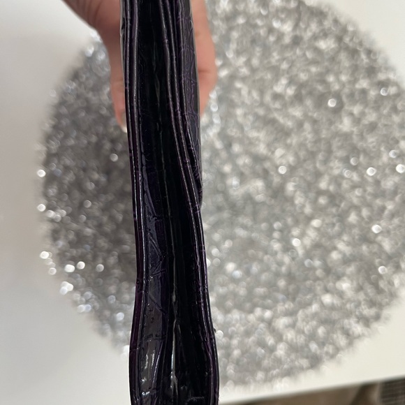 Vintage Deep Purple “Mock Croc” Clutch - Picture 5 of 11